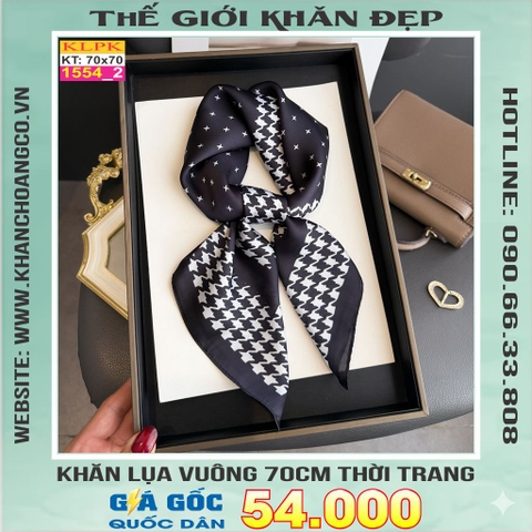 Khăn Phụ Kiện Lụa Vuông 70cm - Thế Giới Khăn Đẹp C1010_2