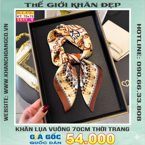 Khăn Phụ Kiện Lụa Vuông 70cm - Thế Giới Khăn Đẹp C1038_1