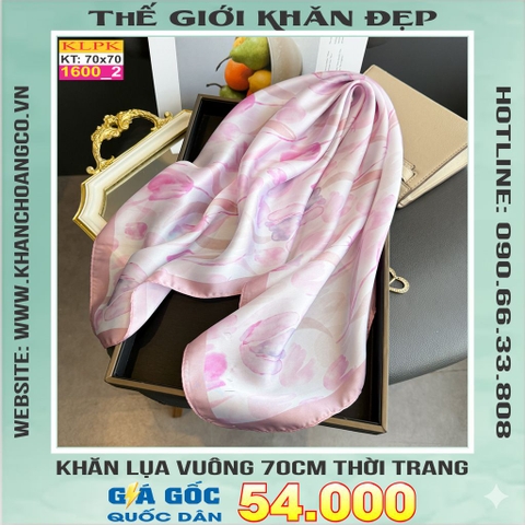Khăn Phụ Kiện Lụa Vuông 70cm - Thế Giới Khăn Đẹp C1012_2