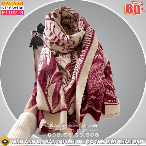 Khăn Choàng Cổ Cashmere Cao Cấp Thế Giới Khăn Đẹp CASHMERE F1102_3