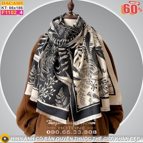 Khăn Choàng Cổ Cashmere Cao Cấp Thế Giới Khăn Đẹp CASHMERE F1102_4