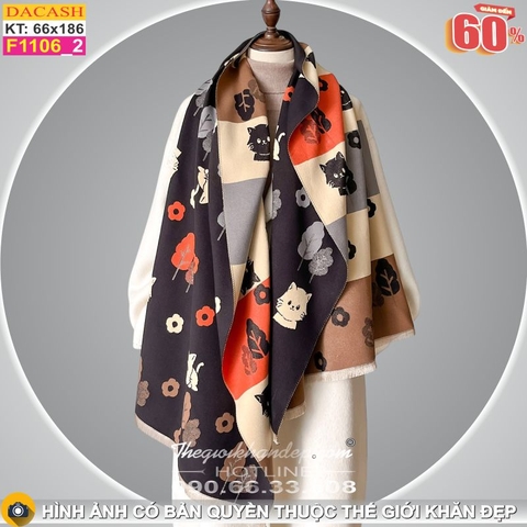 Khăn Choàng Cổ Cashmere Cao Cấp Thế Giới Khăn Đẹp CASHMERE F1106_2