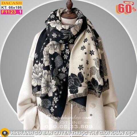 Khăn Choàng Cổ Cashmere Cao Cấp Thế Giới Khăn Đẹp CASHMERE F1123_1