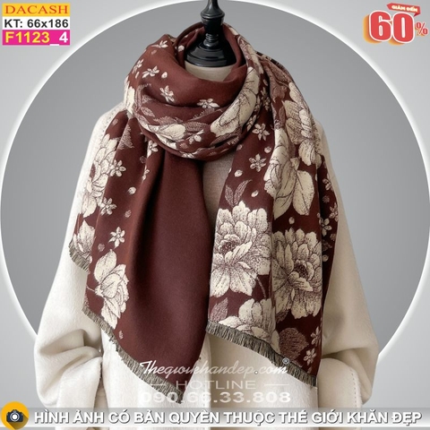 Khăn Choàng Cổ Cashmere Cao Cấp Thế Giới Khăn Đẹp CASHMERE F1123_4