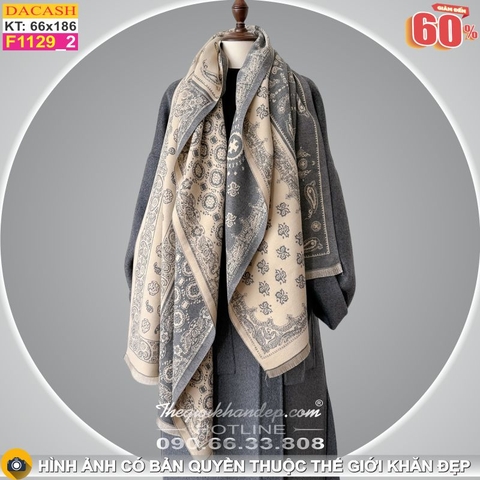 Khăn Choàng Cổ Cashmere Cao Cấp Thế Giới Khăn Đẹp CASHMERE F1129_2