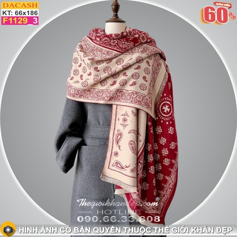 Khăn Choàng Cổ Cashmere Cao Cấp Thế Giới Khăn Đẹp CASHMERE F1129_3