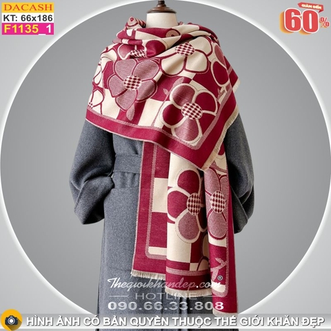 Khăn Choàng Cổ Cashmere Cao Cấp Thế Giới Khăn Đẹp CASHMERE F1135_1