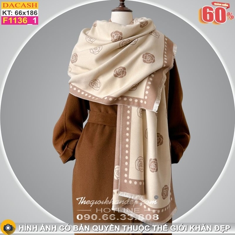 Khăn Choàng Cổ Cashmere Cao Cấp Thế Giới Khăn Đẹp CASHMERE F1136_1