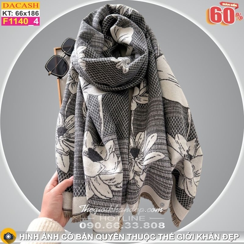 Khăn Choàng Cổ Cashmere Cao Cấp Thế Giới Khăn Đẹp CASHMERE F1140_4