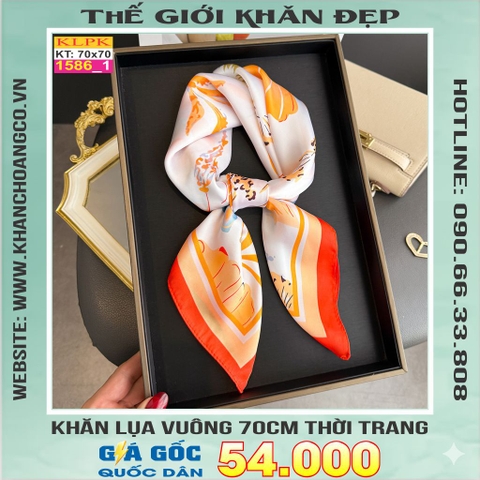 Khăn Phụ Kiện Lụa Vuông 70cm - Thế Giới Khăn Đẹp C1014_1