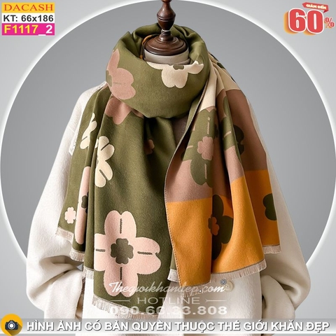 Khăn Choàng Cổ Cashmere Cao Cấp Thế Giới Khăn Đẹp CASHMERE F1117_2