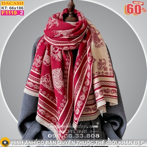 Khăn Choàng Cổ Cashmere Cao Cấp Thế Giới Khăn Đẹp CASHMERE F1119_2