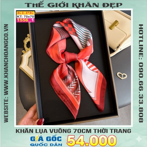 Khăn Phụ Kiện Lụa Vuông 70cm - Thế Giới Khăn Đẹp C1058_1