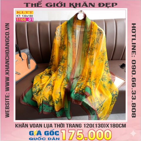 Khăn Lụa Tơ Tằm Thế Giới Khăn Đẹp cao cấp KLTT 16601