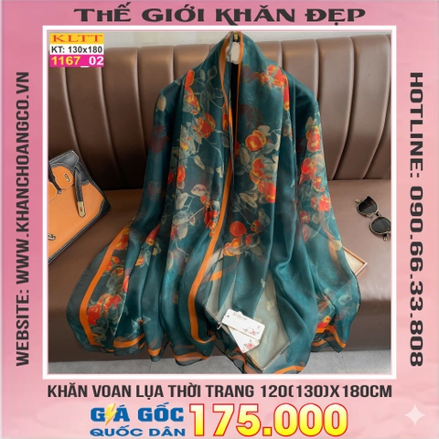 Khăn Lụa Tơ Tằm Thế Giới Khăn Đẹp cao cấp KLTT 167_02