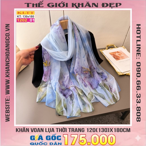 Khăn Lụa Tơ Tằm Thế Giới Khăn Đẹp cao cấp KLTT 202_01