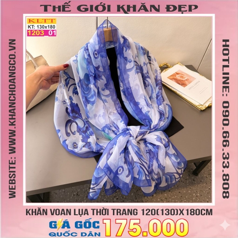 Khăn Lụa Tơ Tằm Thế Giới Khăn Đẹp cao cấp KLTT 203_01