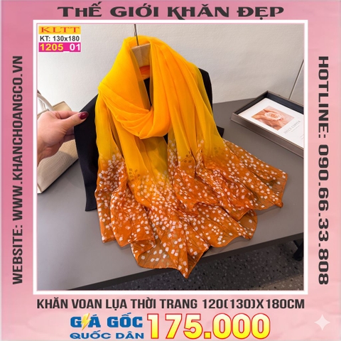 Khăn Lụa Tơ Tằm Thế Giới Khăn Đẹp cao cấp KLTT 205_01