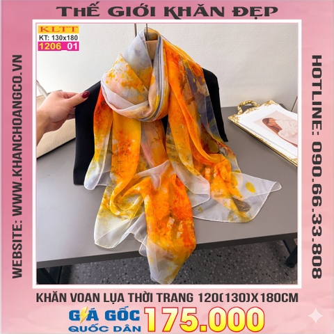 Khăn Lụa Tơ Tằm Thế Giới Khăn Đẹp cao cấp KLTT 206_01