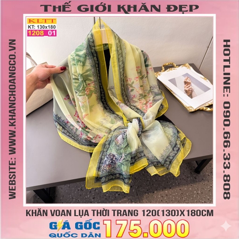 Khăn Lụa Tơ Tằm Thế Giới Khăn Đẹp cao cấp KLTT 208_01