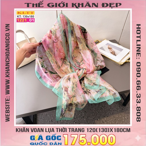 Khăn Lụa Tơ Tằm Thế Giới Khăn Đẹp cao cấp KLTT 221_01