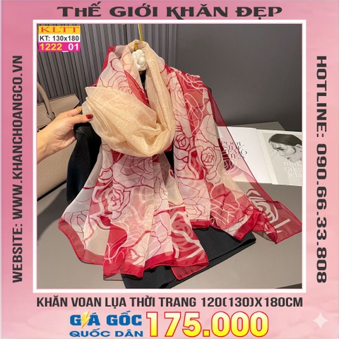 Khăn Lụa Tơ Tằm Thế Giới Khăn Đẹp cao cấp KLTT 222_01
