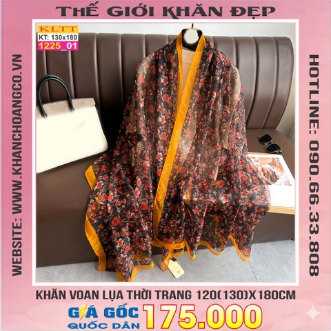 Khăn Lụa Tơ Tằm Thế Giới Khăn Đẹp cao cấp KLTT 225_01