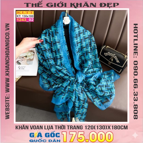 Khăn Lụa Tơ Tằm Thế Giới Khăn Đẹp cao cấp KLTT 243_02