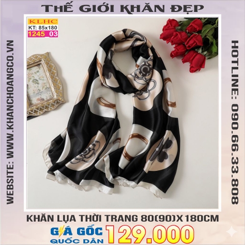 Khăn Choàng Cổ Lụa Thời Trang Thế Giới Khăn Đẹp KLHC 1023_2