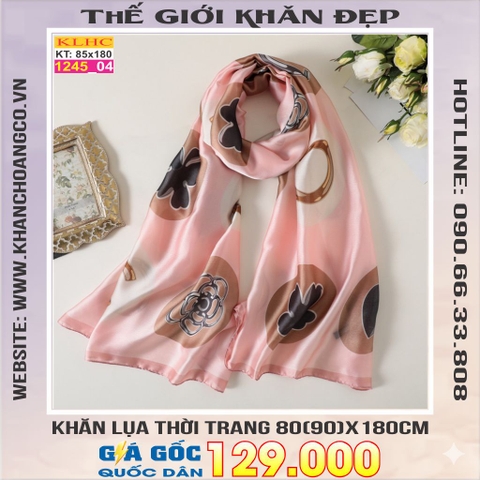 Khăn Choàng Cổ Lụa Thời Trang Thế Giới Khăn Đẹp KLHC 1023_3