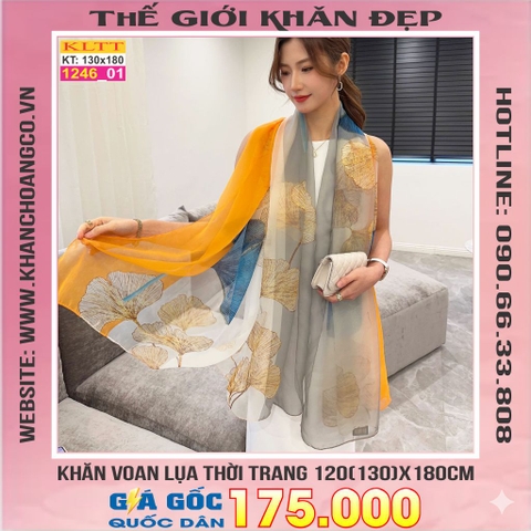 Khăn Lụa Tơ Tằm Thế Giới Khăn Đẹp cao cấp KLTT 246_01