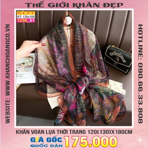 Khăn Lụa Tơ Tằm Thế Giới Khăn Đẹp cao cấp KLTT 250_01