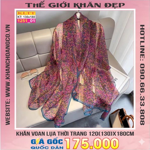 Khăn Lụa Tơ Tằm Thế Giới Khăn Đẹp cao cấp KLTT 251_01