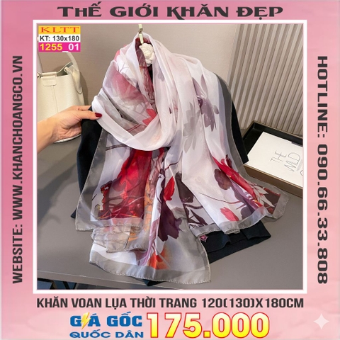 Khăn Lụa Tơ Tằm Thế Giới Khăn Đẹp cao cấp KLTT 255_01
