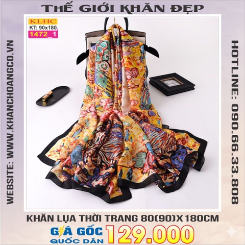 Khăn Choàng Cổ Lụa Thời Trang Thế Giới Khăn Đẹp KLHC 1096_1