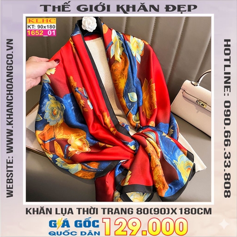 Khăn Choàng Cổ Lụa Thời Trang Thế Giới Khăn Đẹp KLHC 1067_1