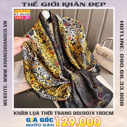 Khăn Choàng Cổ Lụa Thời Trang Thế Giới Khăn Đẹp KLHC 1072_1