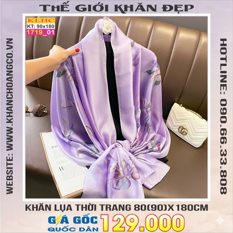 Khăn Choàng Cổ Lụa Thời Trang Thế Giới Khăn Đẹp KLHC 1085_1