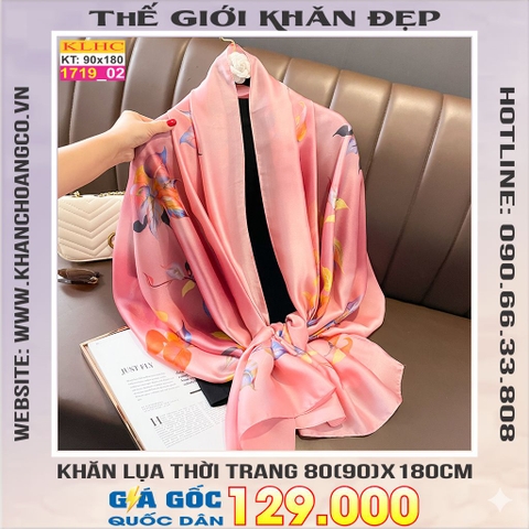Khăn Choàng Cổ Lụa Thời Trang Thế Giới Khăn Đẹp KLHC 1085_2