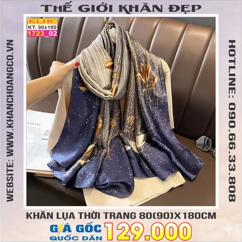 Khăn Choàng Cổ Lụa Thời Trang Thế Giới Khăn Đẹp KLHC 1090_2