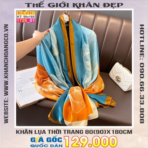 Khăn Choàng Cổ Lụa Thời Trang Thế Giới Khăn Đẹp KLHC 1095_1