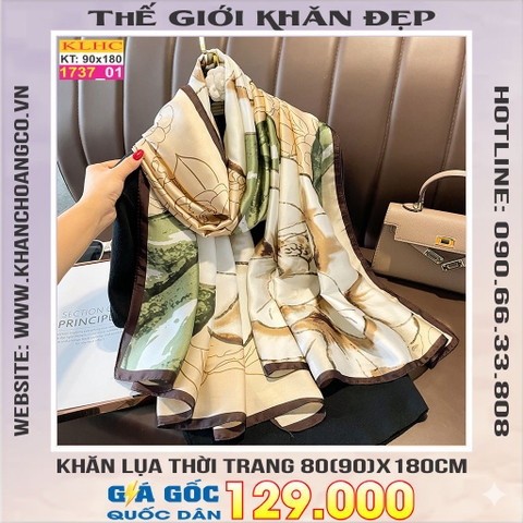 Khăn Choàng Cổ Lụa Thời Trang Thế Giới Khăn Đẹp KLHC 1035_1