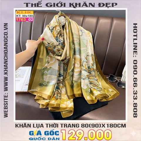 Khăn Choàng Cổ Lụa Thời Trang Thế Giới Khăn Đẹp KLHC 1037_2