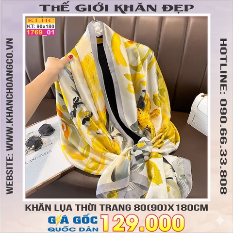 Khăn Choàng Cổ Lụa Thời Trang Thế Giới Khăn Đẹp KLHC 1054_1