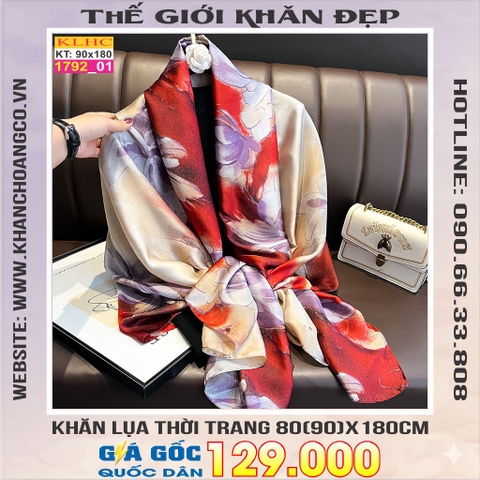 Khăn Choàng Cổ Lụa Thời Trang Thế Giới Khăn Đẹp KLHC 1064_1