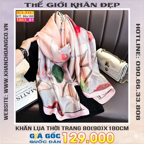 Khăn Choàng Cổ Lụa Thời Trang Thế Giới Khăn Đẹp KLHC 1007_1