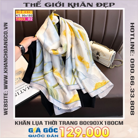 Khăn Choàng Cổ Lụa Thời Trang Thế Giới Khăn Đẹp KLHC 1007_2