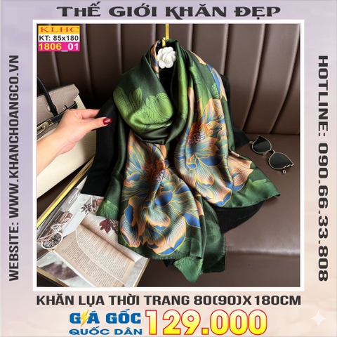 Khăn Choàng Cổ Lụa Thời Trang Thế Giới Khăn Đẹp KLHC 1118_1