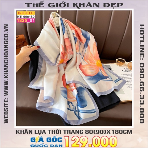 Khăn Choàng Cổ Lụa Thời Trang Thế Giới Khăn Đẹp KLHC 1056_1
