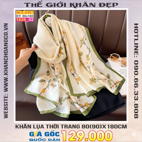 Khăn Choàng Cổ Lụa Thời Trang Thế Giới Khăn Đẹp KLHC 1052_2